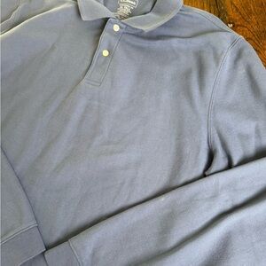 LL‎ Bean Large Tall Blue Classic  Polo